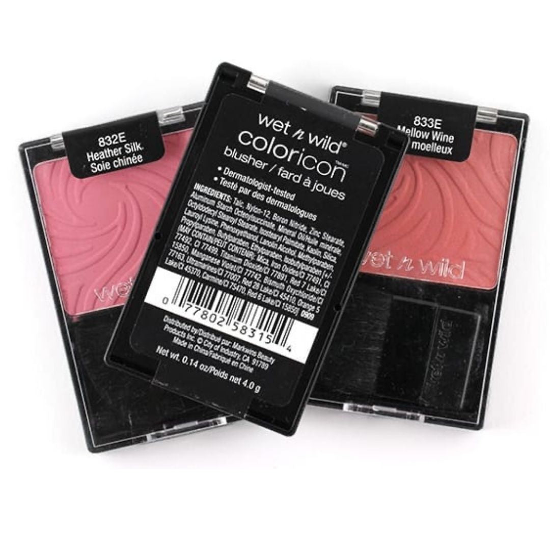 Wet n Wild Coloricon Blusher – Heather Silk & Mellow Wine (4g)