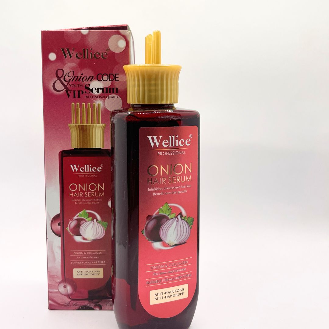Wellice Professional Onion Hair Serum – Anti-Hairloss & Anti-Dandruff